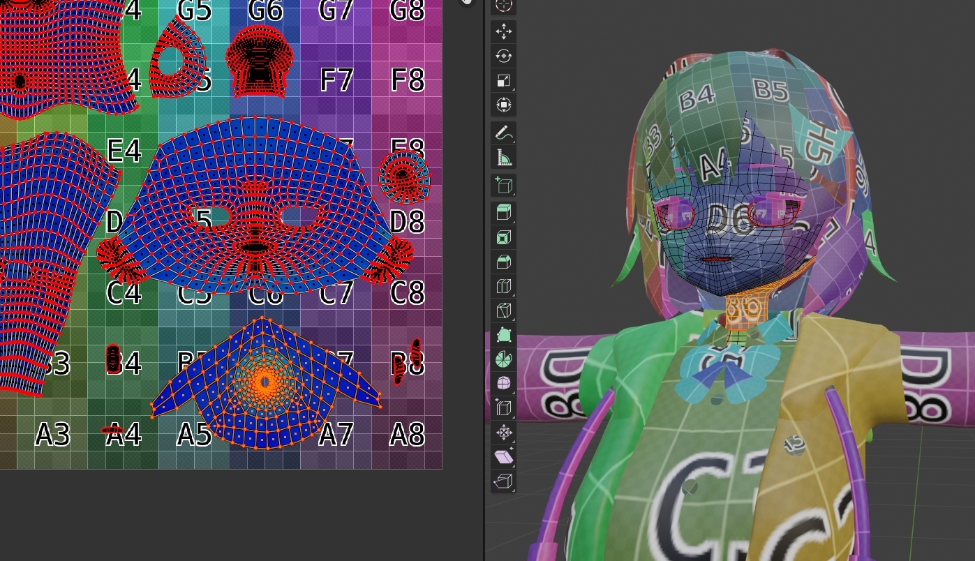 UV Editingワークスペース