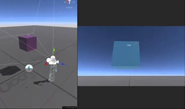 Interactイベントの動作例