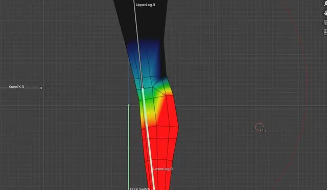ウェイトペイントの様子