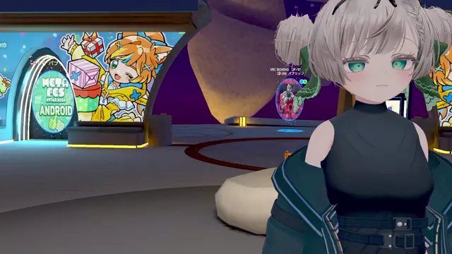 瞳と服の色を改変した後のマヌカちゃん