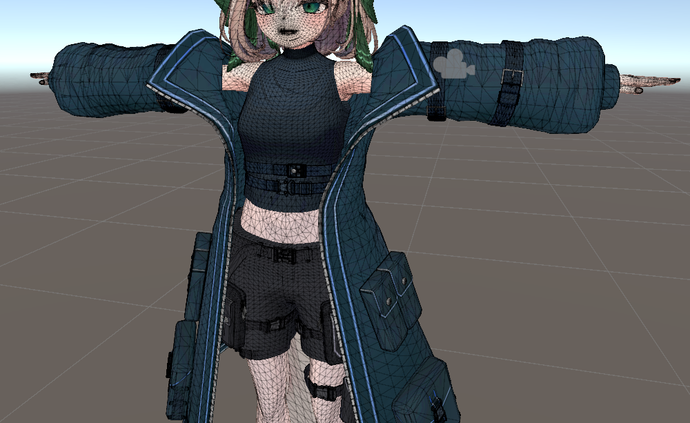 最適化対象のテックウェア(インナーとアウターが一体)