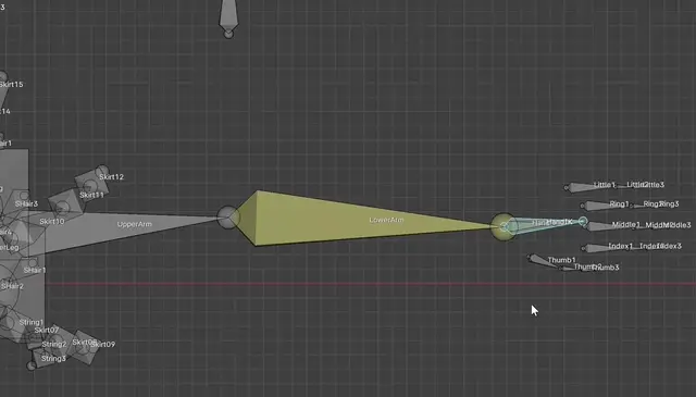 ボーンの配置例