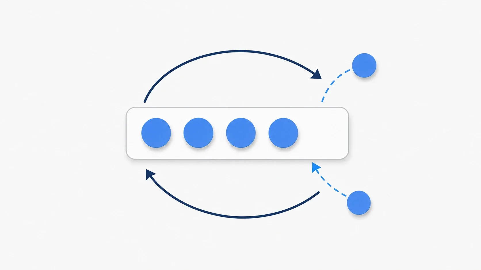 Object pooling illustration showing spent bullets and effects returned to a pool for reuse instead of being destroyed
