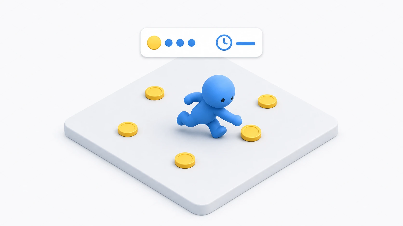 60秒コインゲームの完成イメージ