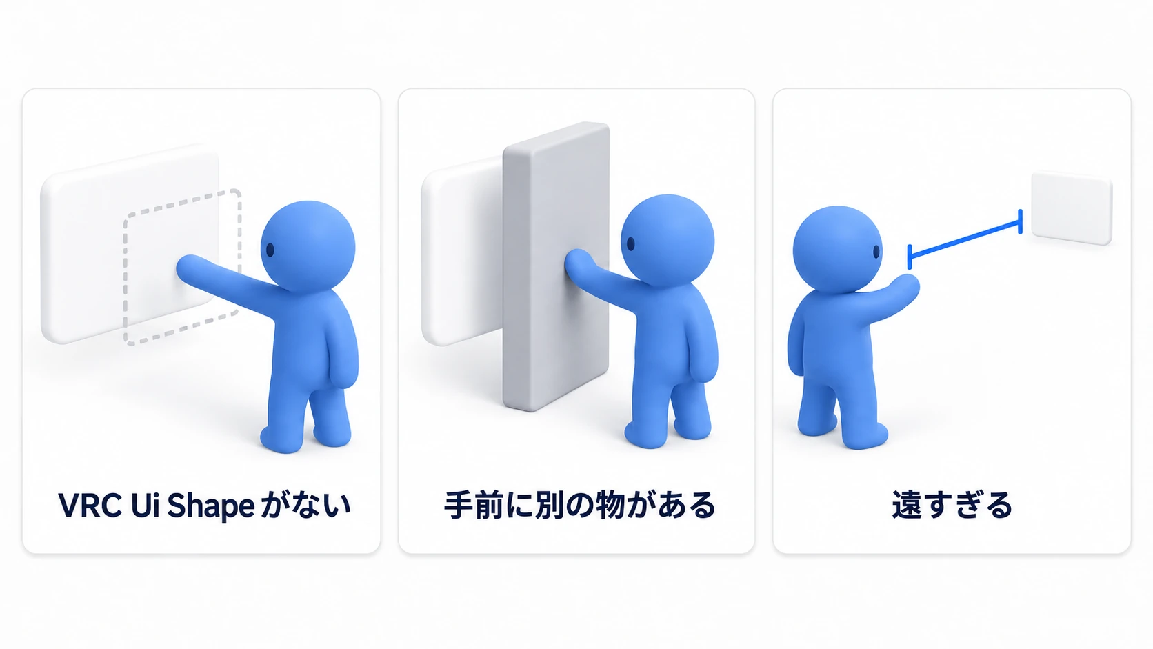 押せないときに疑う3つ