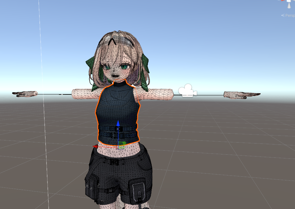 インナー用オブジェクトでコート部分を塗りつぶす