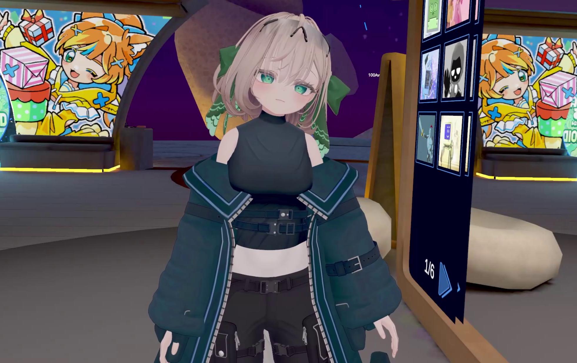 改変したアバターの集合写真