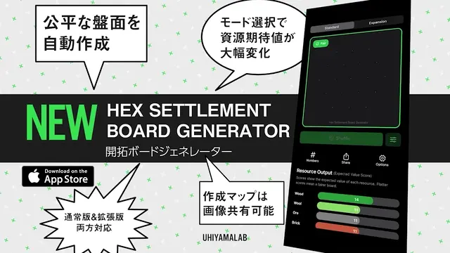 開拓ボードジェネレーター - 機能紹介