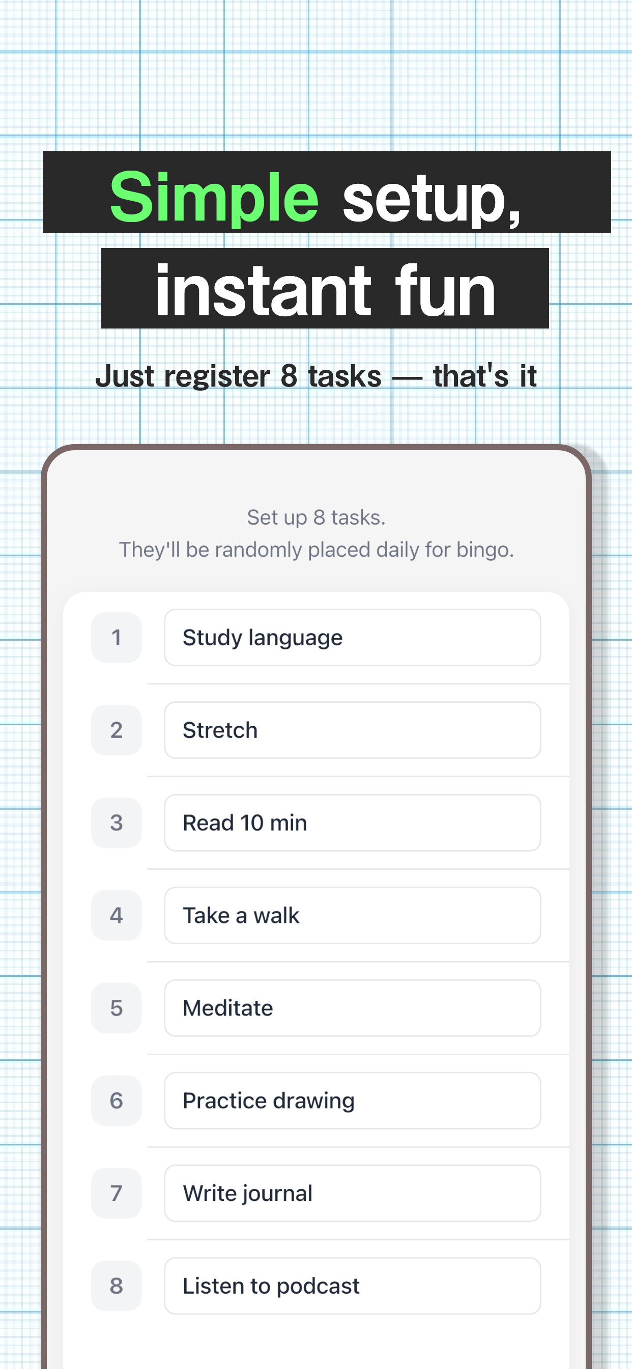 タスク入力画面